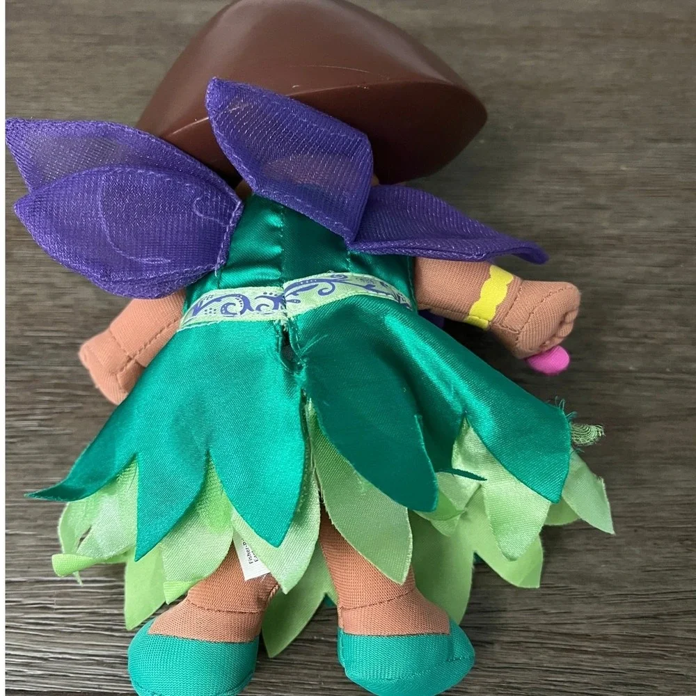 Fisher-Price Dora the Explorer Fairy Plush Stuffed Animal Green Dress 2006 Toy